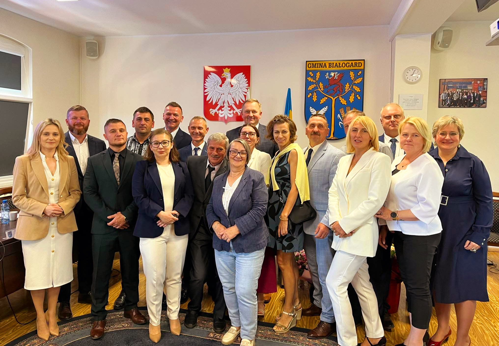 W&oacute;jt Gminy z radnymi 