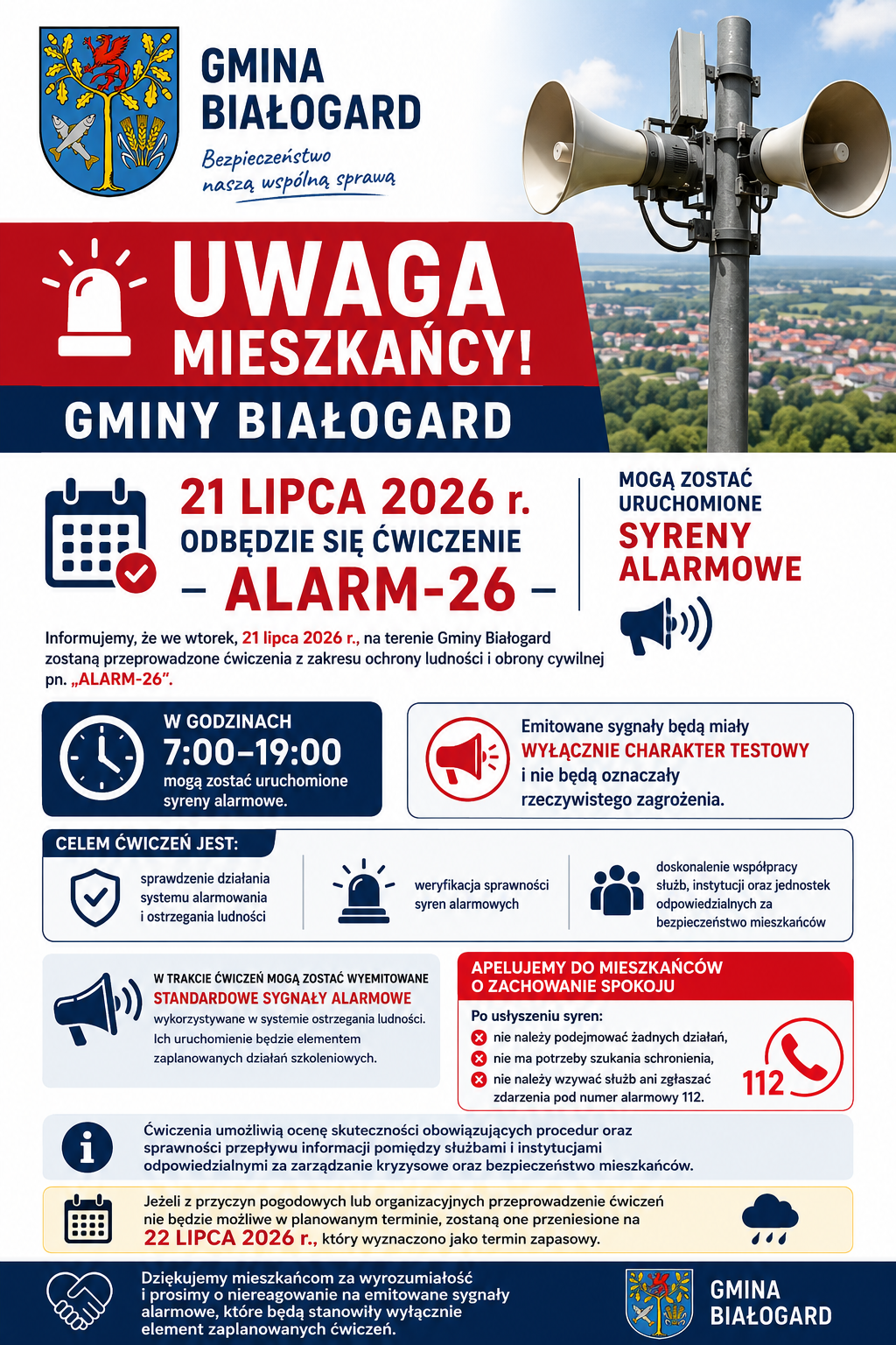 Ćwiczenie ALARM -2026 