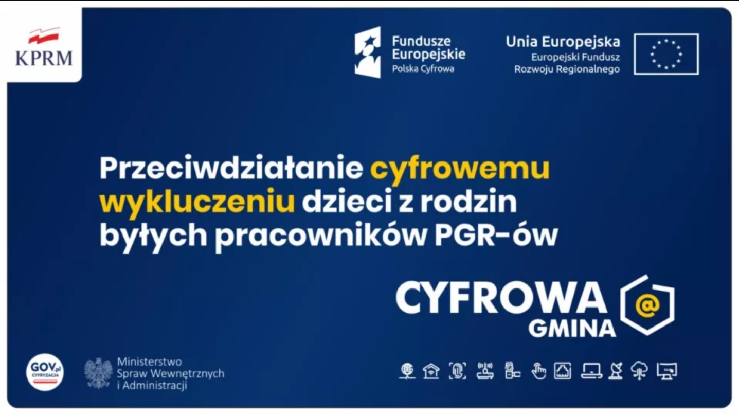 logo kprm Wsparcie dzieci z rodzin pegeerowskich w rozwoju cyfrowym 