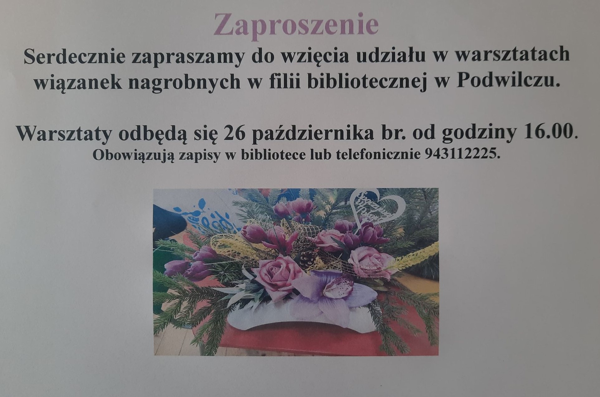 Zaproszenie na warsztaty