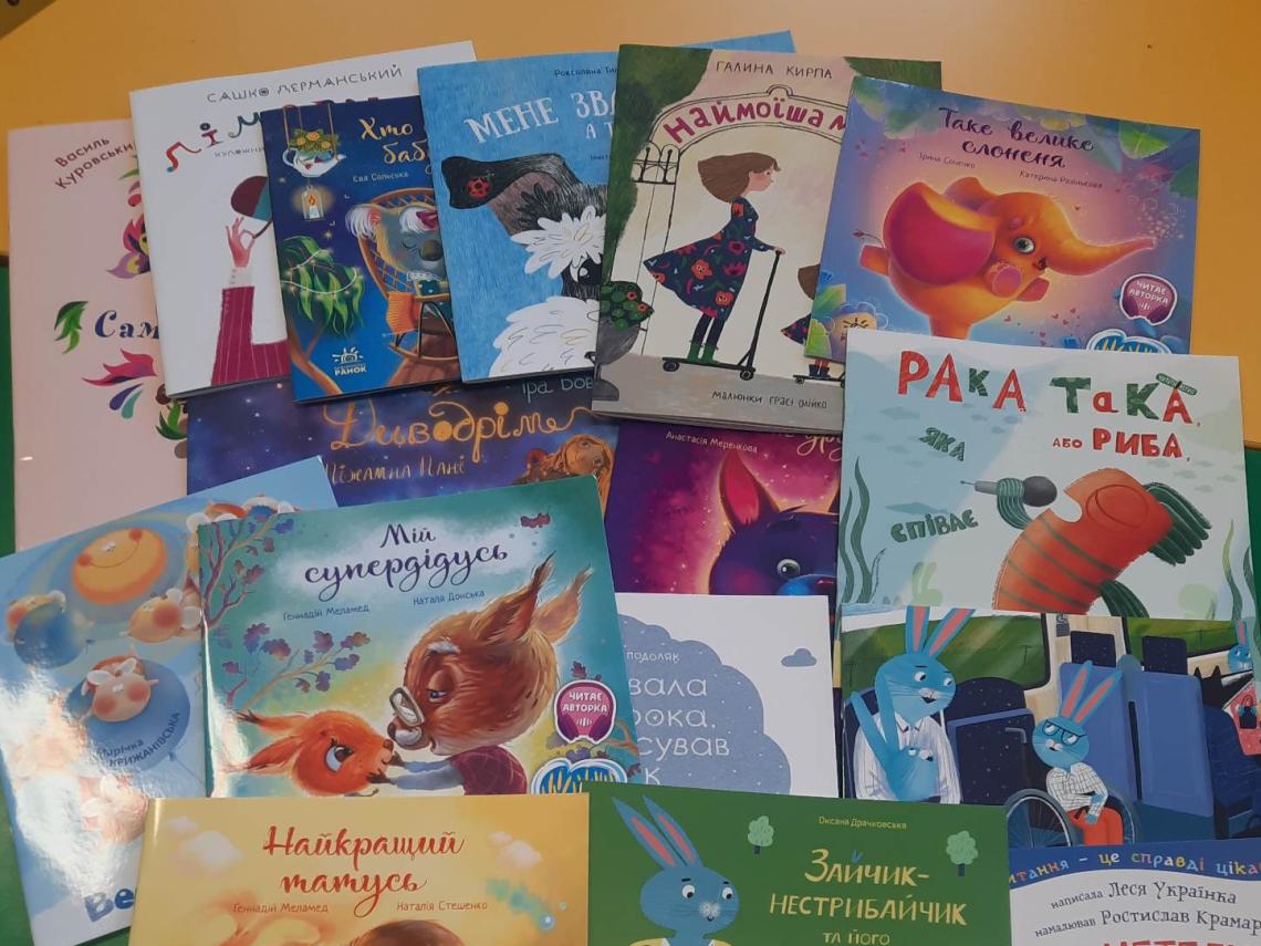 Książeczki dla dzieci w języku ukraińskim dostępne w bibliotekach na terenie Gminy Białogard (2)