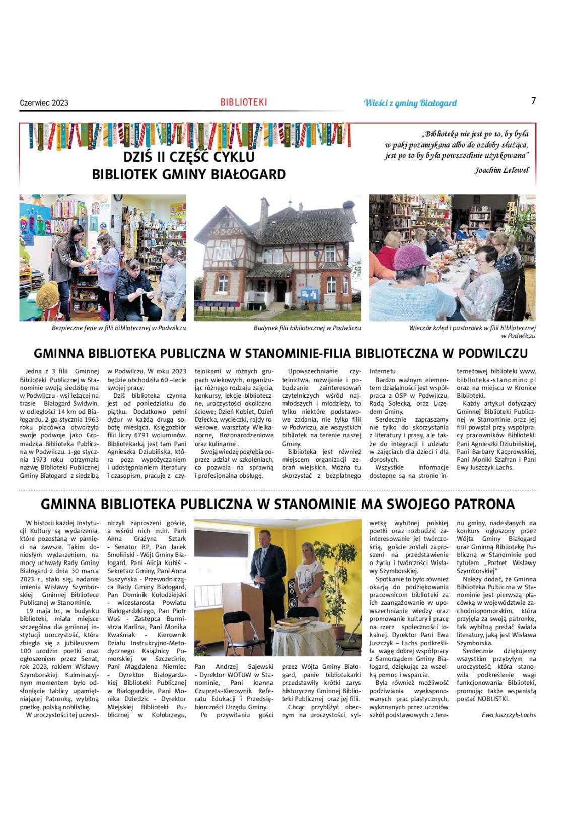 Wieści z gminy