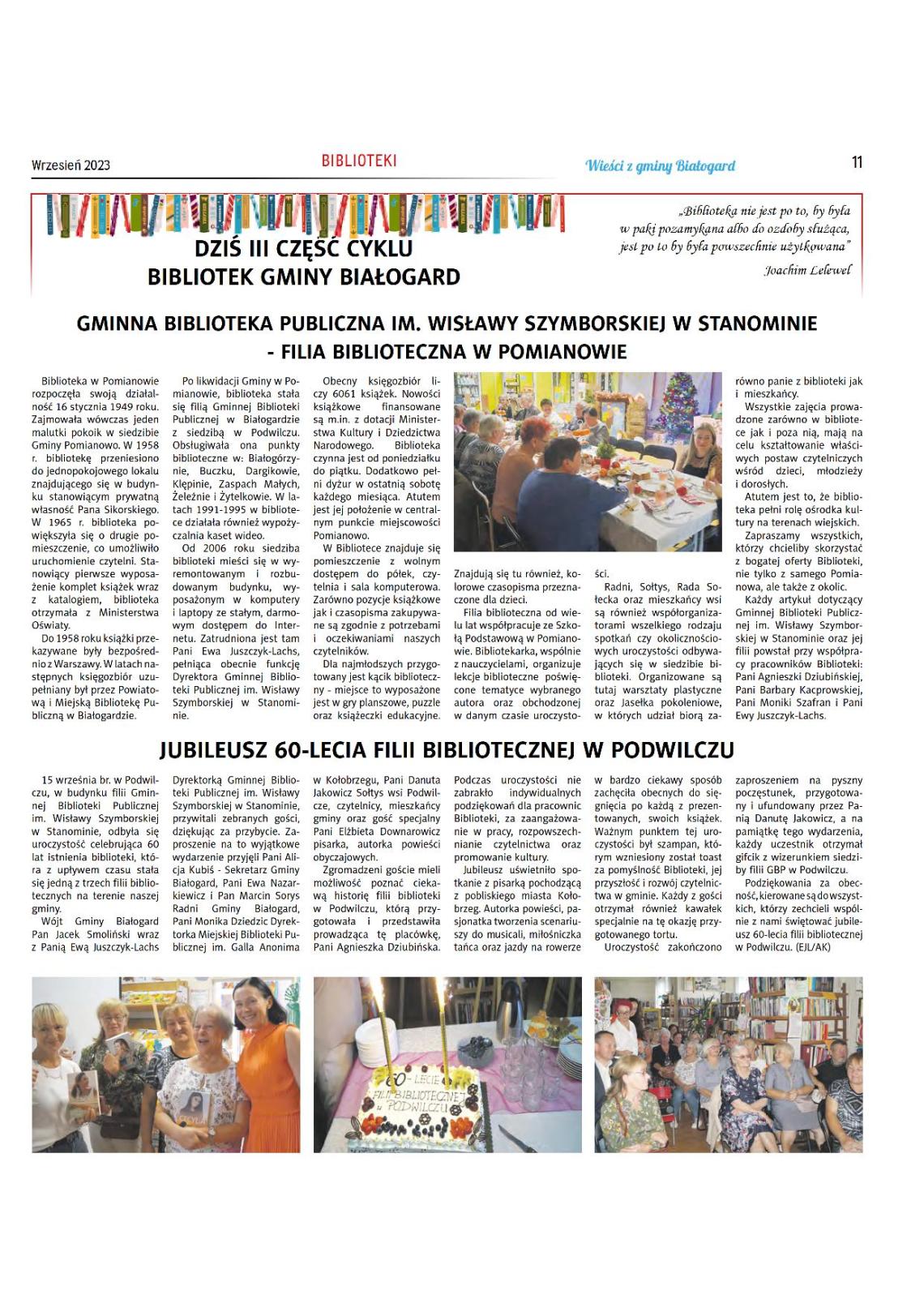 Wieści z gminy