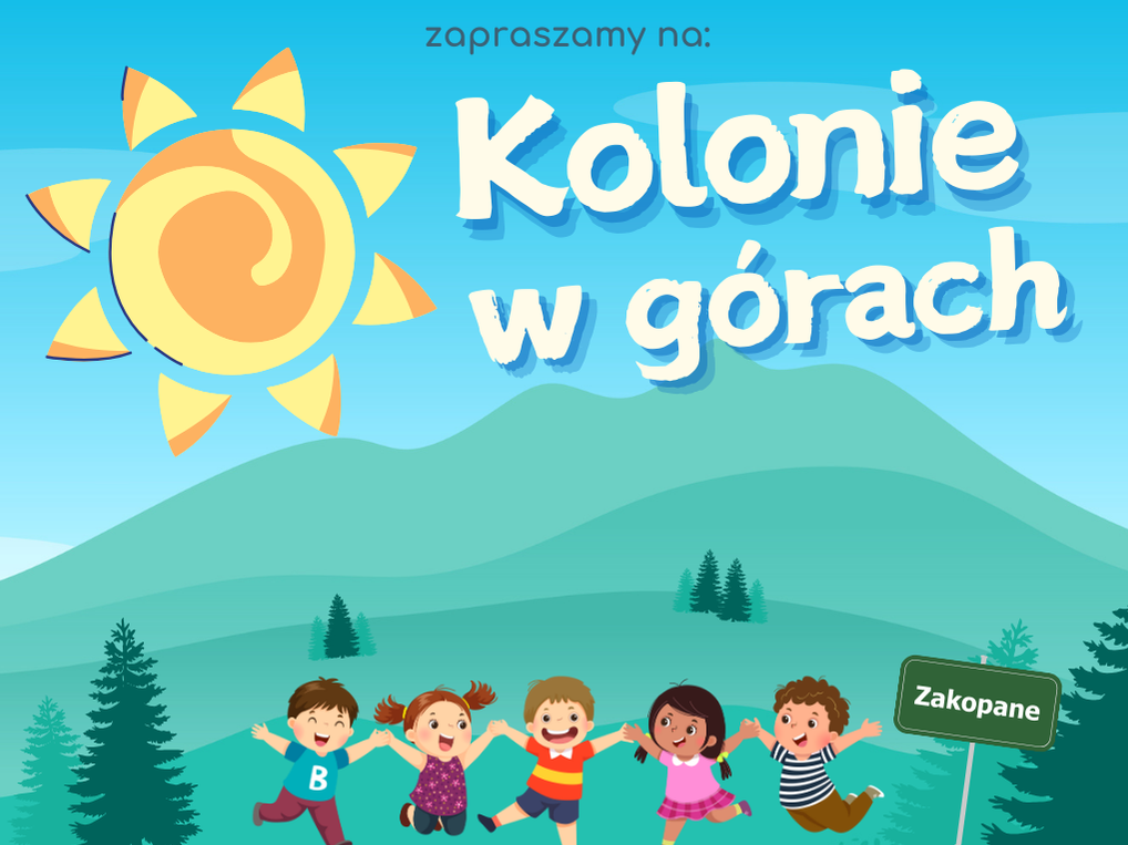 ulotka, wakacje w Zakopanem